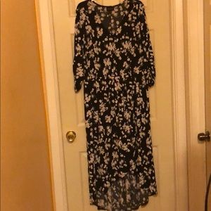 Black & White Floral Dress